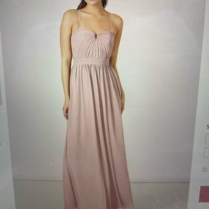Azazie Lara Dusty Rose dress